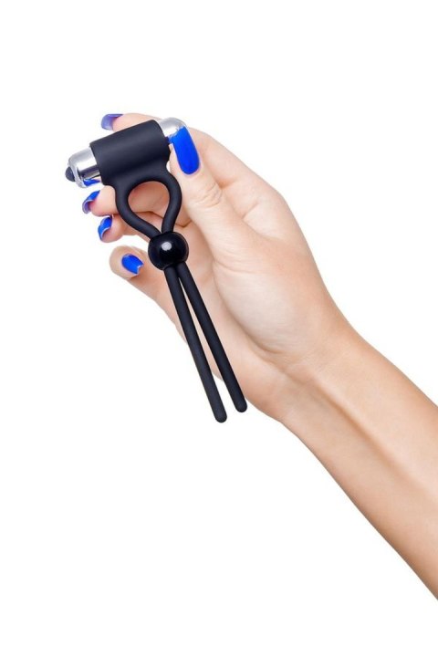 A-Toys Erection enhancing lasso Ect , black, silicone, 14cm A-Toys Erection enhancing lasso Ect , black, silicone, 14cm