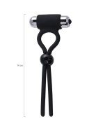 A-Toys Erection enhancing lasso Ect , black, silicone, 14cm A-Toys Erection enhancing lasso Ect , black, silicone, 14cm