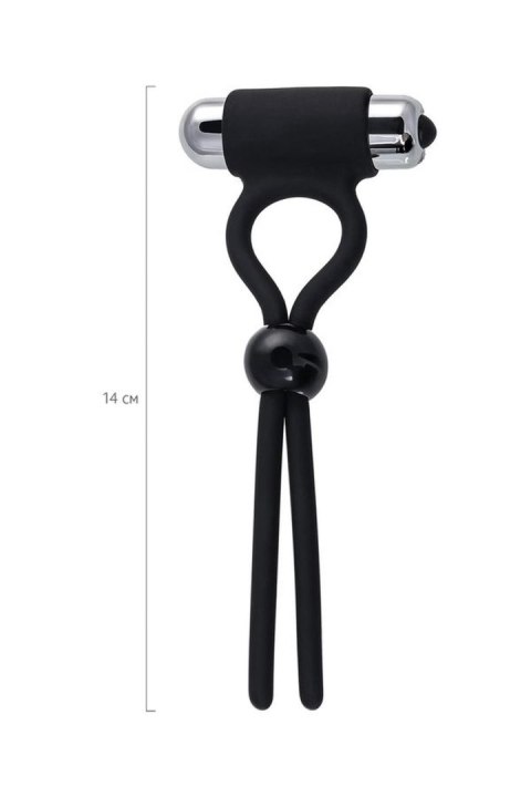 A-Toys Erection enhancing lasso Ect , black, silicone, 14cm A-Toys Erection enhancing lasso Ect , black, silicone, 14cm