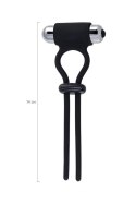 A-Toys Erection enhancing lasso Jat , black, silicone, 14cm A-Toys Erection enhancing lasso Jat , black, silicone, 14cm