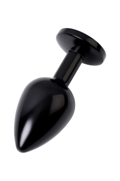 Black anal plug TOYFA Metal,with a ruby colored gem Black anal plug TOYFA Metal,with a ruby colored gem