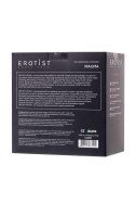 EROTIST Magma; Rechargeable masturbator with heating, Silicone, Black, 12 cm EROTIST Magma; Rechargeable masturbator with heating, Silicone, Black, 12 cm