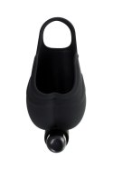 EROTIST Scrotum cover with an erection ring and vibration Attraction, silicone, black, 6.5 cm EROTIST Scrotum cover with an erection ring and vibration Attraction, silicone, black, 6.5 cm