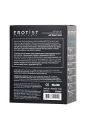 EROTIST Scrotum cover with an erection ring and vibration Attraction, silicone, black, 6.5 cm EROTIST Scrotum cover with an erection ring and vibration Attraction, silicone, black, 6.5 cm