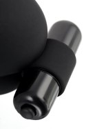EROTIST Scrotum cover with an erection ring and vibration Attraction, silicone, black, 6.5 cm EROTIST Scrotum cover with an erection ring and vibration Attraction, silicone, black, 6.5 cm
