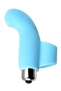 JOS DANKO, Finger vibrator for G-point stimulation, silicone, blue, 9.5 cm JOS DANKO, Finger vibrator for G-point stimulation, silicone, blue, 9.5 cm