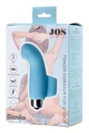 JOS DANKO, Finger vibrator for G-point stimulation, silicone, blue, 9.5 cm JOS DANKO, Finger vibrator for G-point stimulation, silicone, blue, 9.5 cm