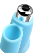 JOS DANKO, Finger vibrator for G-point stimulation, silicone, blue, 9.5 cm JOS DANKO, Finger vibrator for G-point stimulation, silicone, blue, 9.5 cm