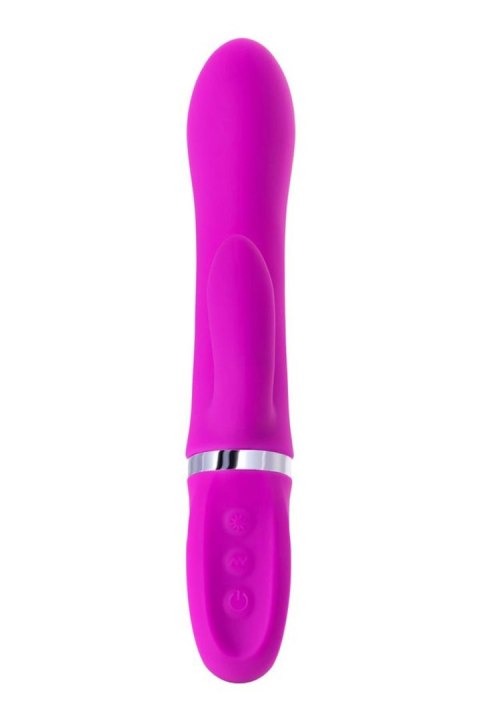 JOS JOLY, Vibrator with clitoral stimulator with WOW mode, silicone, fuchsia, 19.6 cm JOS JOLY, Vibrator with clitoral stimulator with WOW mode, silicone, fuchsia, 19.6 cm
