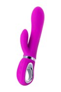 JOS JOLY, Vibrator with clitoral stimulator with WOW mode, silicone, fuchsia, 19.6 cm JOS JOLY, Vibrator with clitoral stimulator with WOW mode, silicone, fuchsia, 19.6 cm