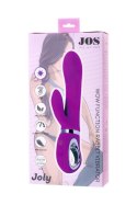 JOS JOLY, Vibrator with clitoral stimulator with WOW mode, silicone, fuchsia, 19.6 cm JOS JOLY, Vibrator with clitoral stimulator with WOW mode, silicone, fuchsia, 19.6 cm