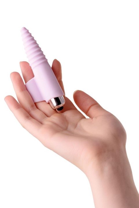 JOS NOVA, Finger vibrator for anal stimulation, silicone, powder pink, 9 cm JOS NOVA, Finger vibrator for anal stimulation, silicone, powder pink, 9 cm