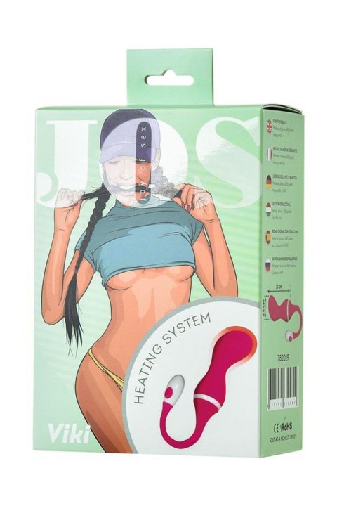 JOS VIKI Heated Balls, Silicone, Pink, o3.5 cm JOS VIKI Heated Balls, Silicone, Pink, o3.5 cm
