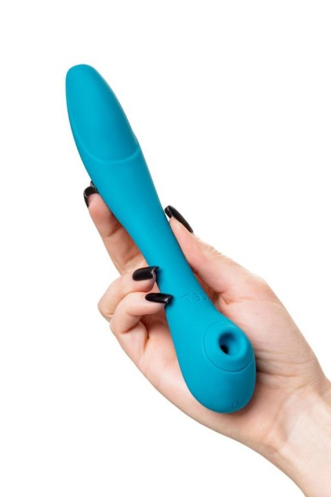 Multifunctional vibrator L'Eroina Cycla, silicone, blue, 20 cm Multifunctional vibrator L'Eroina Cycla, silicone, blue, 20 cm