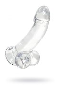 Realistic dildo A-Toys by TOYFA Cryst, TPE, transparent, 15 cm Realistic dildo A-Toys by TOYFA Cryst, TPE, transparent, 15 cm