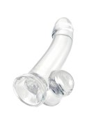 Realistic dildo A-Toys by TOYFA Cryst, TPE, transparent, 15 cm Realistic dildo A-Toys by TOYFA Cryst, TPE, transparent, 15 cm