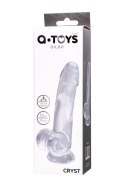 Realistic dildo A-Toys by TOYFA Cryst, TPE, transparent, 15 cm Realistic dildo A-Toys by TOYFA Cryst, TPE, transparent, 15 cm