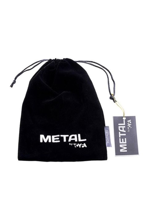 Silver anal plug TOYFA Metal with faux fur Silver anal plug TOYFA Metal with faux fur
