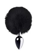 Silver anal plug TOYFA Metal with faux fur Silver anal plug TOYFA Metal with faux fur