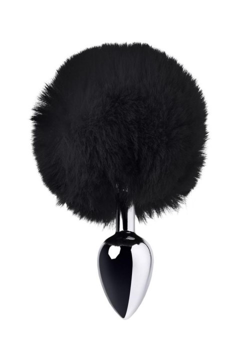 Silver anal plug TOYFA Metal with faux fur Silver anal plug TOYFA Metal with faux fur