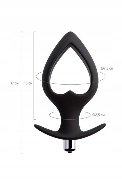 TOYFA POPO Pleasure Anal Plug Cordis L Vibro Black TOYFA POPO Pleasure Anal Plug Cordis L Vibro Black