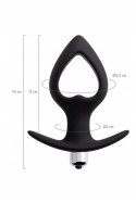 TOYFA POPO Pleasure Anal Plug Cordis M Vibro Black TOYFA POPO Pleasure Anal Plug Cordis M Vibro Black