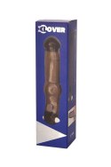 XToyFa XLover, Penis Sleeve, for increase in size with vibration, TPE, transparent black, 19.4 cm XToyFa XLover, Penis Sleeve, for increase in size with vibration, TPE, transparent black, 19.4 cm