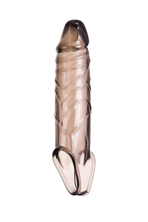ToyFa XLover, Penis sleeve, for enlargement, TPE, transparent black, 15,5 cm ToyFa XLover, Penis sleeve, for enlargement, TPE, transparent black, 15,5 cm