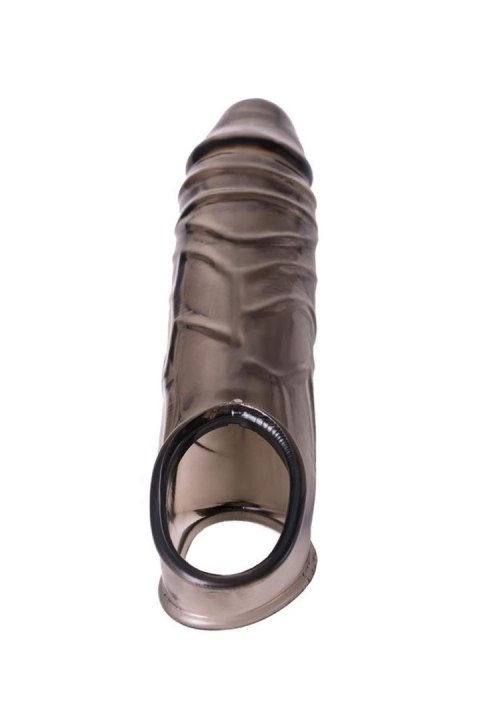 ToyFa XLover, Penis sleeve, for enlargement, TPE, transparent black, 15,5 cm ToyFa XLover, Penis sleeve, for enlargement, TPE, transparent black, 15,5 cm