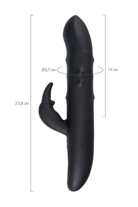 Unrealistic WANAME D-SPLASH HAIL vibrator, silicone, black, 23.8 cm Unrealistic WANAME D-SPLASH HAIL vibrator, silicone, black, 23.8 cm