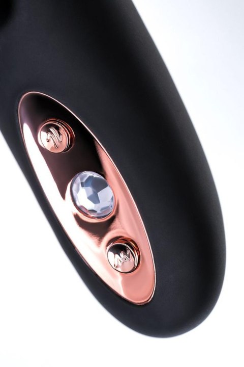 Unrealistic WANAME D-SPLASH HAIL vibrator, silicone, black, 23.8 cm Unrealistic WANAME D-SPLASH HAIL vibrator, silicone, black, 23.8 cm