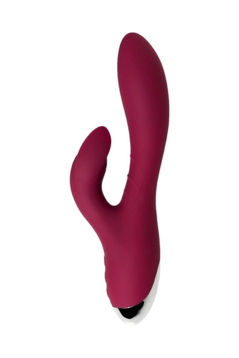 Vibrator with clitoral stimulator L'EROINA by TOYFA Mion, silicone, burgundy, 22 cm Vibrator with clitoral stimulator L'EROINA by TOYFA Mion, silicone, burgundy, 22 cm