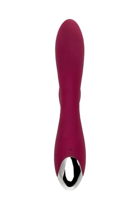 Vibrator with clitoral stimulator L'EROINA by TOYFA Mion, silicone, burgundy, 22 cm Vibrator with clitoral stimulator L'EROINA by TOYFA Mion, silicone, burgundy, 22 cm