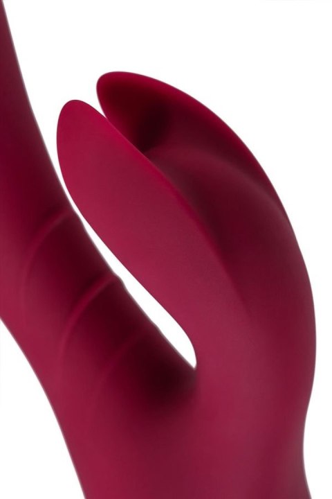Vibrator with clitoral stimulator L'EROINA by TOYFA Mion, silicone, burgundy, 22 cm Vibrator with clitoral stimulator L'EROINA by TOYFA Mion, silicone, burgundy, 22 cm