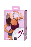 Wild cherry JOS pleasure ball with a ball inside and flexible tail color:cherry Wild cherry JOS pleasure ball with a ball inside and flexible tail color:cherry