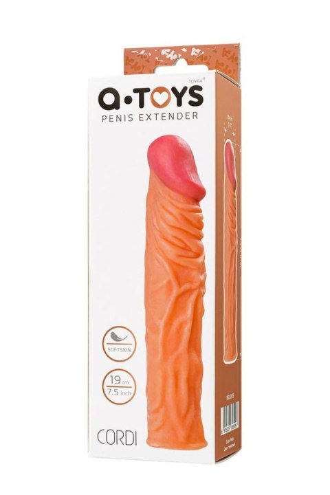 A-TOYS Penis Sleeve, Softskin Flesh 863005 A-TOYS Penis Sleeve, Softskin Flesh 863005