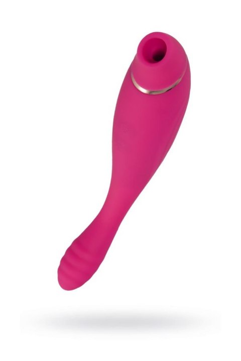 JOS Danvi vibrator with vacuum wave stimulation, silicone, pink, 21.5 cm JOS Danvi vibrator with vacuum wave stimulation, silicone, pink, 21.5 cm