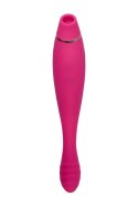 JOS Danvi vibrator with vacuum wave stimulation, silicone, pink, 21.5 cm JOS Danvi vibrator with vacuum wave stimulation, silicone, pink, 21.5 cm