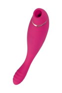 JOS Danvi vibrator with vacuum wave stimulation, silicone, pink, 21.5 cm JOS Danvi vibrator with vacuum wave stimulation, silicone, pink, 21.5 cm