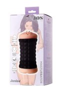 JOS JANICE, Masturbator double-sided, TPR, fleshy, 14.5 cm JOS JANICE, Masturbator double-sided, TPR, fleshy, 14.5 cm