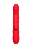 JOS Redli vibrator with moving head, silicone, red, 21 cm JOS Redli vibrator with moving head, silicone, red, 21 cm
