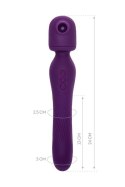 JOS Stimulator 2 in 1 Kisom, silicone, purple, 13 cm JOS Stimulator 2 in 1 Kisom, silicone, purple, 13 cm