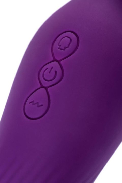 JOS Stimulator 2 in 1 Kisom, silicone, purple, 13 cm JOS Stimulator 2 in 1 Kisom, silicone, purple, 13 cm