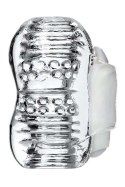 Lingam Khani, Vibrating Masturbator, TPE, Transparent, 9 cm Lingam Khani, Vibrating Masturbator, TPE, Transparent, 9 cm