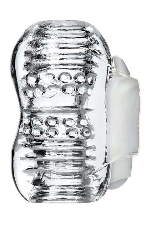 Lingam Khani, Vibrating Masturbator, TPE, Transparent, 9 cm Lingam Khani, Vibrating Masturbator, TPE, Transparent, 9 cm