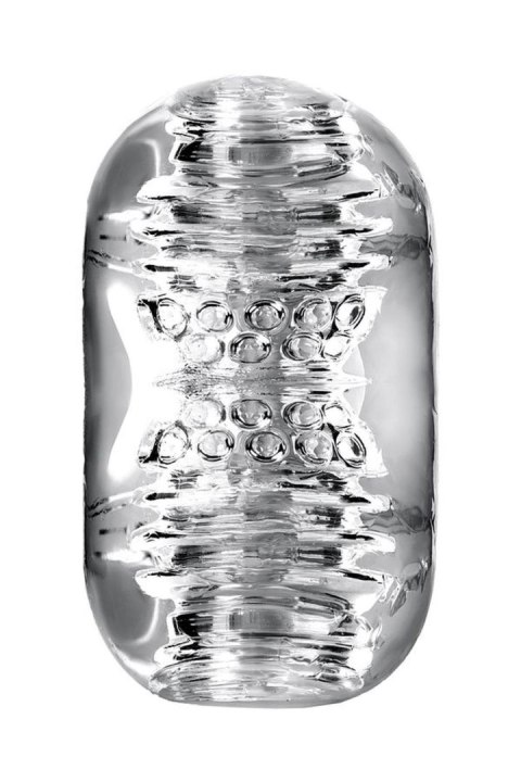 Lingam Khani, Vibrating Masturbator, TPE, Transparent, 9 cm Lingam Khani, Vibrating Masturbator, TPE, Transparent, 9 cm