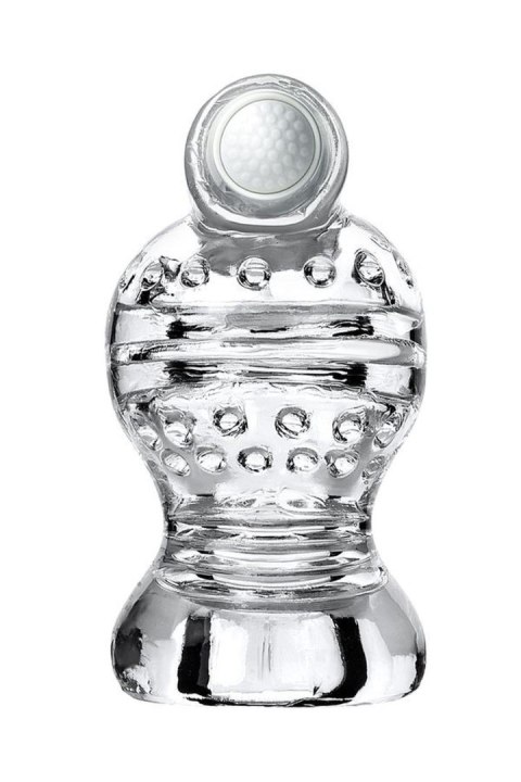 Lingam Shakti, Vibrating Masturbator, TPE, Transparent, 9 cm Lingam Shakti, Vibrating Masturbator, TPE, Transparent, 9 cm