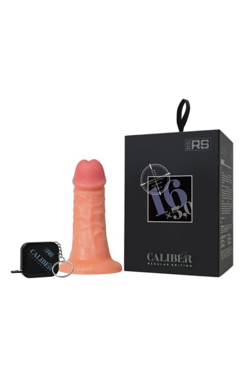 Realistic dildo Caliber 16/5 , PVC, flesh, length 16cm, diameter 5cm Realistic dildo Caliber 16/5 , PVC, flesh, length 16cm, diameter 5cm