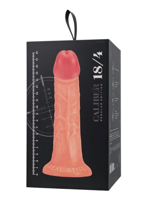 Realistic dildo Caliber 18/4 , PVC, flesh, length 18cm, diameter 4cm Realistic dildo Caliber 18/4 , PVC, flesh, length 18cm, diameter 4cm