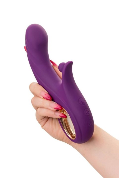 Vibrating roller with Up&Down functions by JOS Julli, silicone, purple, 20.5 cm Vibrating roller with Up&Down functions by JOS Julli, silicone, purple, 20.5 cm
